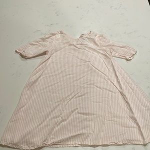 Pinstriped dress
